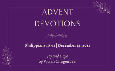 Joy and Hope | 2021 Advent Devotions