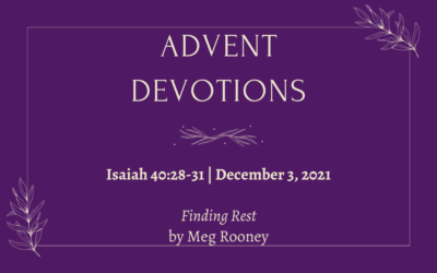 Finding Rest | 2021 Advent Devotions