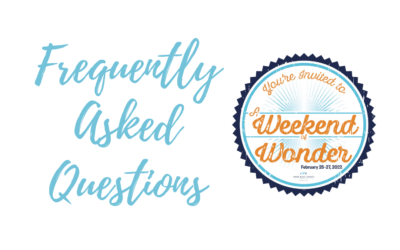 Weekend of Wonder FAQ