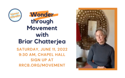 Wonder Through Movement with Briar Chatterjea