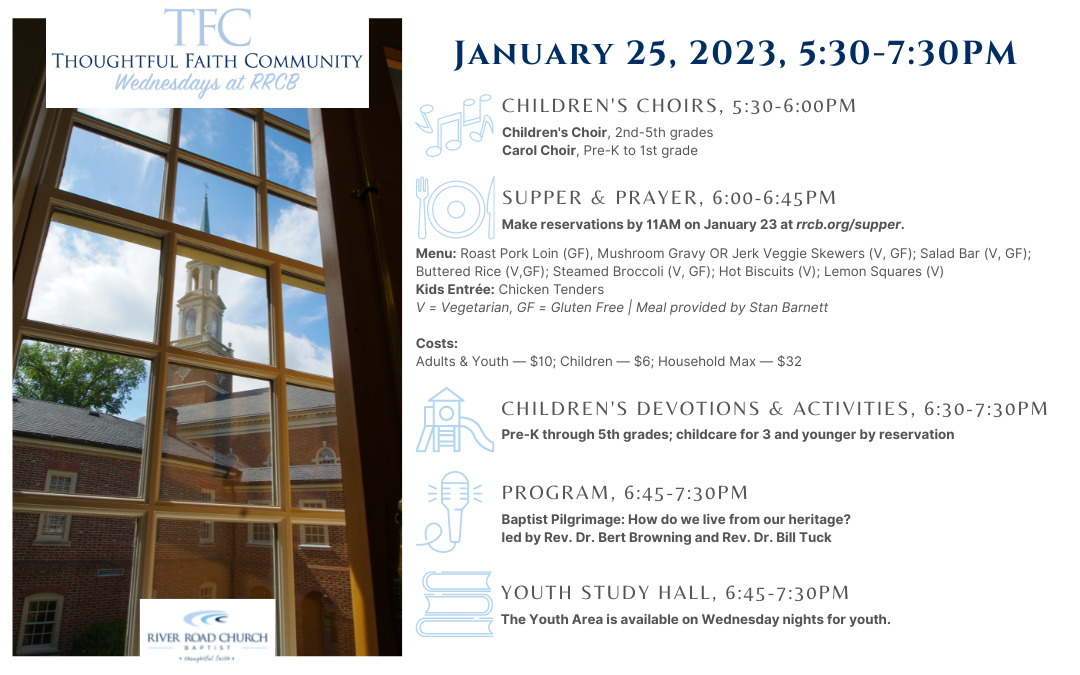 Thoughtful Faith Community — January 25, 2023